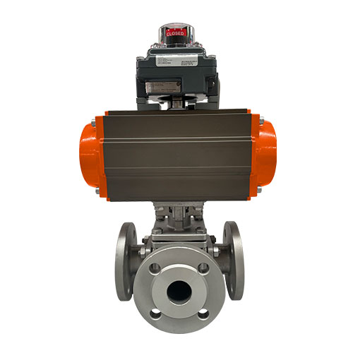 Multi way ball valve